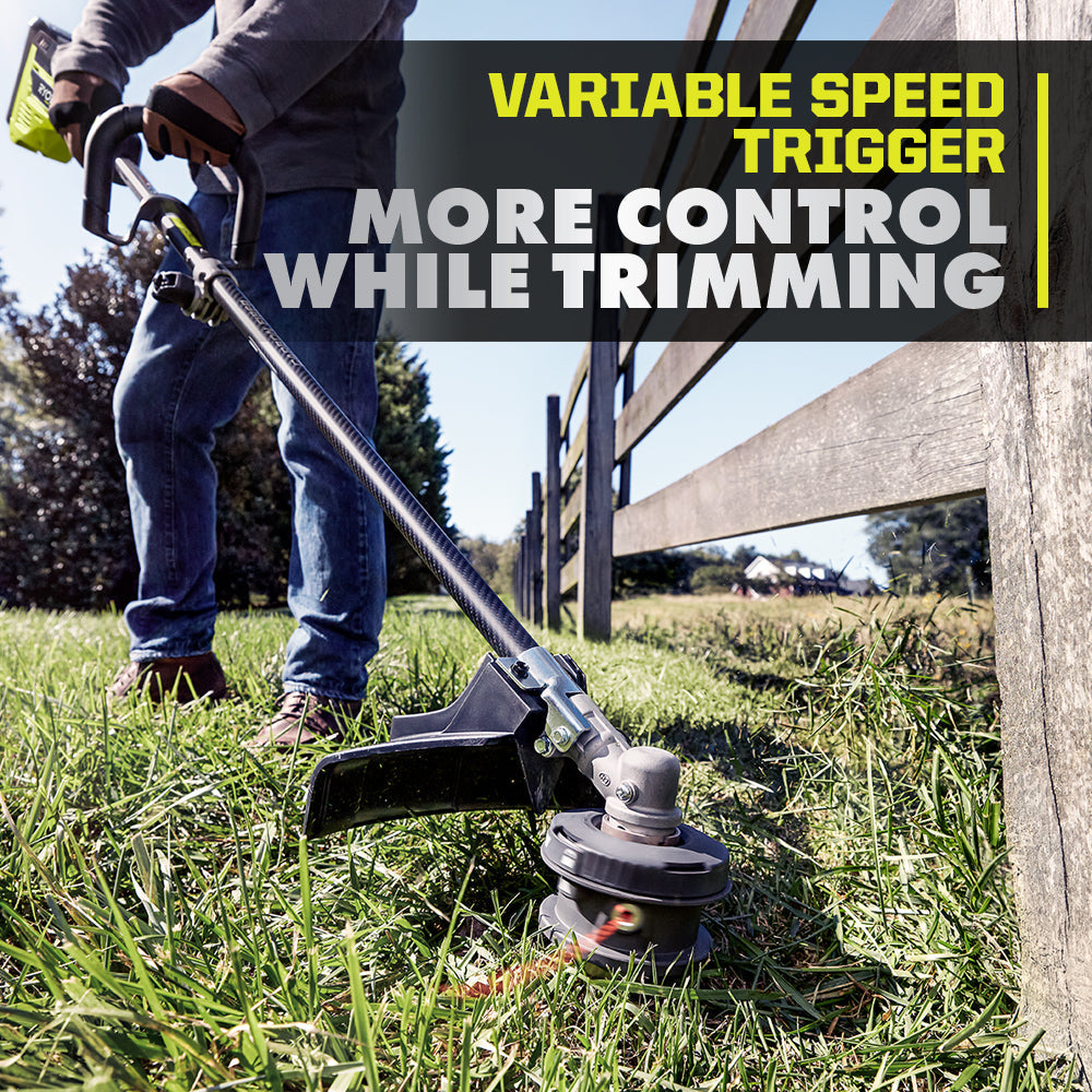 40V HP BRUSHLESS 15" CARBON FIBER ATTACHMENT CAPABLE STRING TRIMMER Image 10