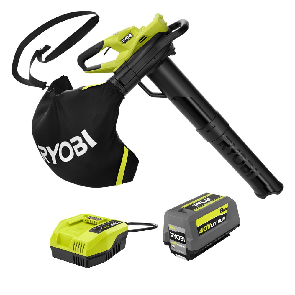 40V HP Brushless Leaf Vacuum/Mulcher Kit