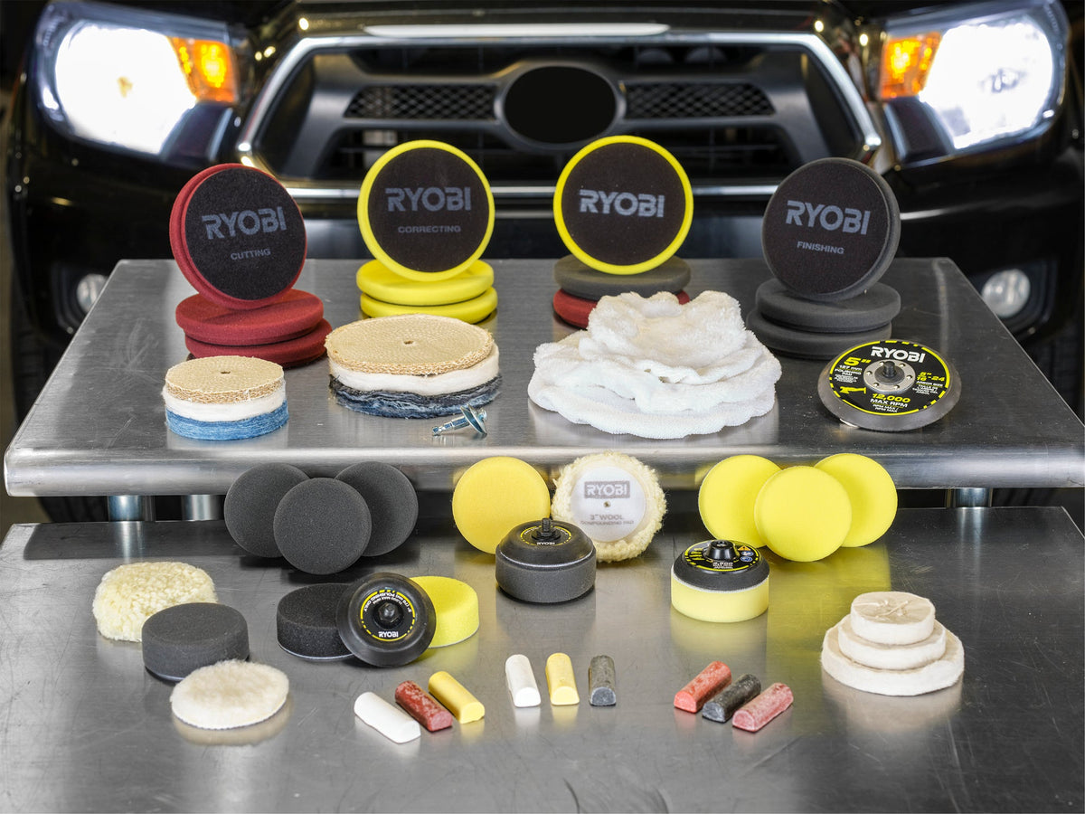 3 PC. 5" FOAM DUAL ACTION POLISHER CORRECTING PAD SET Image 3