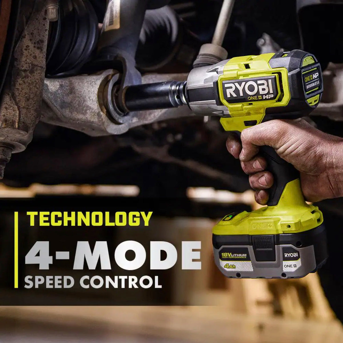 18V ONE+ HP Brushless 4-Mode 1/2" Impact Wrench  Image 3