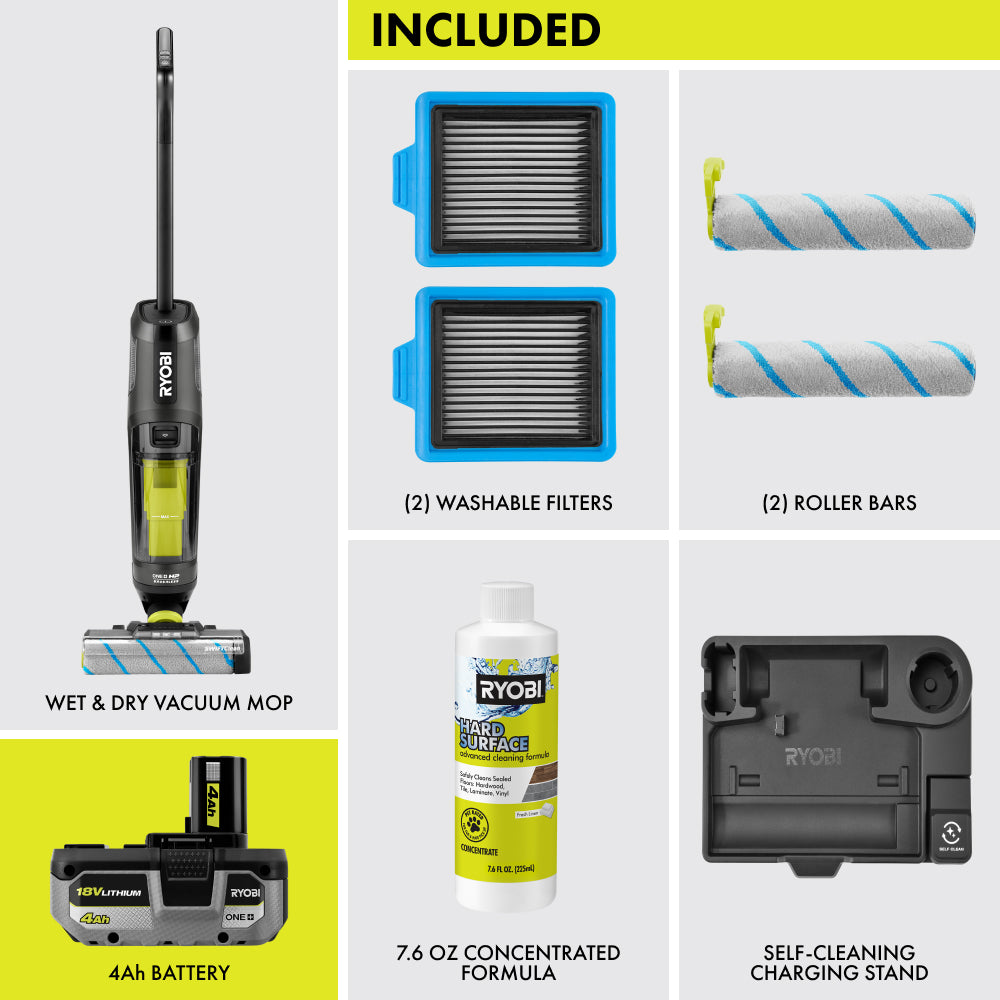 18V ONE+ HP SWIFTClean Wet & Dry Vacuum Mop Kit