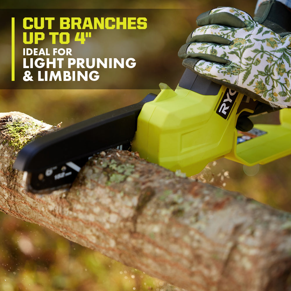 18V ONE+ 6" PRUNING CHAINSAW Image 3